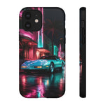 1980s Sports Car C4 Miami Nights Aesthetic Tough Phone Case