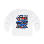 2008 S2000 Racing Graphic Long Sleeve Tee | Blue JDM Sports Car