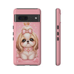 Shih Tzu Princess Kawaii Chibi Puppy Pet Dog Art Tough Phone Case