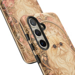 Persian Cat Floral Art Nouveau Tough Phone Case