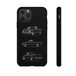 Black Silverado Classic Pickup Tough Phone Case for Chevy Truck Fans