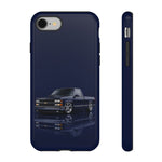 Navy Blue Chevy OBS Truck Phone Case, Classic Cover