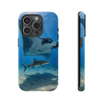 Cobia Ray Rider Tough Phone Case Ocean Wildlife Tough Cover Gift Art