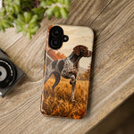German Shorthaired Pointer Pointing Art Tough Phone Case