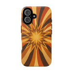 Gold Starburst 70s Retro Art Tough Phone Case