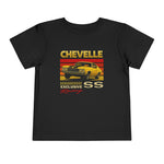 1970 Chevelle SS Toddler T-Shirt – Yellow Muscle Car Retro Racing Tee