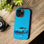 RX-7 Cyan Studio Phone Case Studio Color Match Car Art