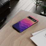 Pastel Mountain Haze Vaporwave Art Tough Phone Case