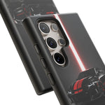 Camaro ZL1 Phone Case, Black Red Racing Stripe Studio Cover, Gift