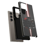 Camaro ZL1 Phone Case, Black Red Racing Stripe Studio Cover, Gift