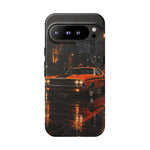Challenger RT Phone Case, Rainy City Night Muscle Car Tough Cover