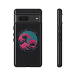 Great Dream Wave Circular Badge Vaporwave Phone Case – Japanese Aesthetic