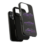 Purple R33 Skyline GTR JDM Sports Car Phone Case Tough Multi View