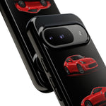 Red 370Z Sports Coupe Tough Phone Case for JDM Enthusiasts