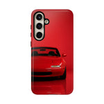 Red Miata Phone Case, NA MX5 90s JDM Roadster Tough Cover