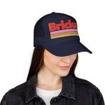 Brickell Miami Trucker Hat Retro Vintage Brickell Florida Foam Snapback Cap South Beach Style Hat