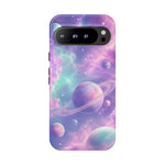 Pastel Galaxy Planet Vaporwave Art Tough Phone Case