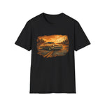 1957 Bel Air Vintage Road Scene Classic Car T-Shirt Tri-Five Fan Gift
