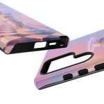 Praying Cherub Statue halo Vaporwave Aesthetic phone case
