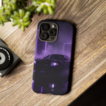 Midnight Charger Violet Neon Tough Phone Case