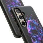 Holographic Skull Phone Case, Shattered Glass Iridescent Cover