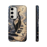 Piano Cat walking on keys Tough Case | Phone cover, musical cat art