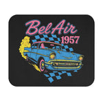 1957 Chevy Bel Air Mouse Pad Retro Blue Pink Classic Car Design