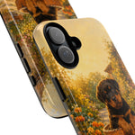 Rottweiler Puppy in Flower Pot Tough Case | Floral Dog Phone Cover