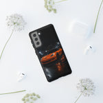 Orange C6 Neon Car Meet Tough Phone Case