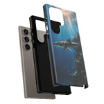 Cobia Reef Phone Case, Shaft of Light Ocean Fishing Tough Cover