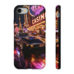Vegas Strip Corvette Night Phone Case Neon Tough Case