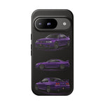 Purple R33 Skyline GTR JDM Sports Car Phone Case Tough Multi View