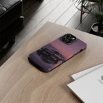 Sunset Skyline GT-R R32 phone case | car reflection, purple dusk