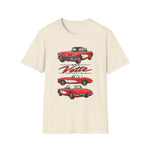 Red 1960 Corvette Convertible T-Shirt | Retro Classic Car Illustration