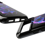 Holographic Skull Phone Case, Shattered Glass Iridescent Cover