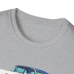 1959 Fairlane 500 Car Illustration T-Shirt | Vintage Classic Auto Design