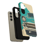 1957 Bel Air Turquoise Retro Tough Phone Case Classic Car Art Cover