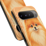 Pomeranian Tiny Fox Fluffy Art Tough Phone Case