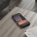 Temple Bell Sunset Phone Case Japan Zen Tough Case
