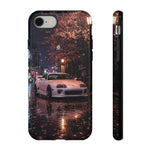 MK4 Supra Rainy Night Blossom Tough Phone Case - Wet Reflection