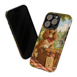 Cocker Spaniel Picnic Scene phone case | vintage dog art
