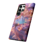 Floating Pool Deck Phone Case, Pastel Cloud 3D Render Cover
