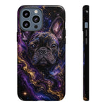 French Bulldog Galaxy Marble Art Tough Phone Case