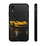 Aggressive Yellow C7 Z06 Tough Phone Case
