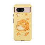 Orange Tabby Loaf Kawaii Chibi Pet Cat Art Tough Phone Case