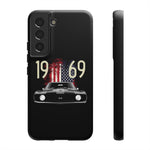 1969 Camaro SS American Flag Tough Phone Case Cover Gift Art