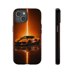 Z06 C8 Phone Case, Orange Racing Livery Studio Cover
