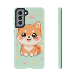 Shiba Inu Kawaii Chibi Smile Pet Dog Art Tough Phone Case