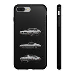 442 Phone Case Silver, Three-View Vector Tough Cover