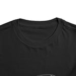 1980s Chevy Monte Carlo SS Muscle Car Toddler T-Shirt Line Art Graphic Tee